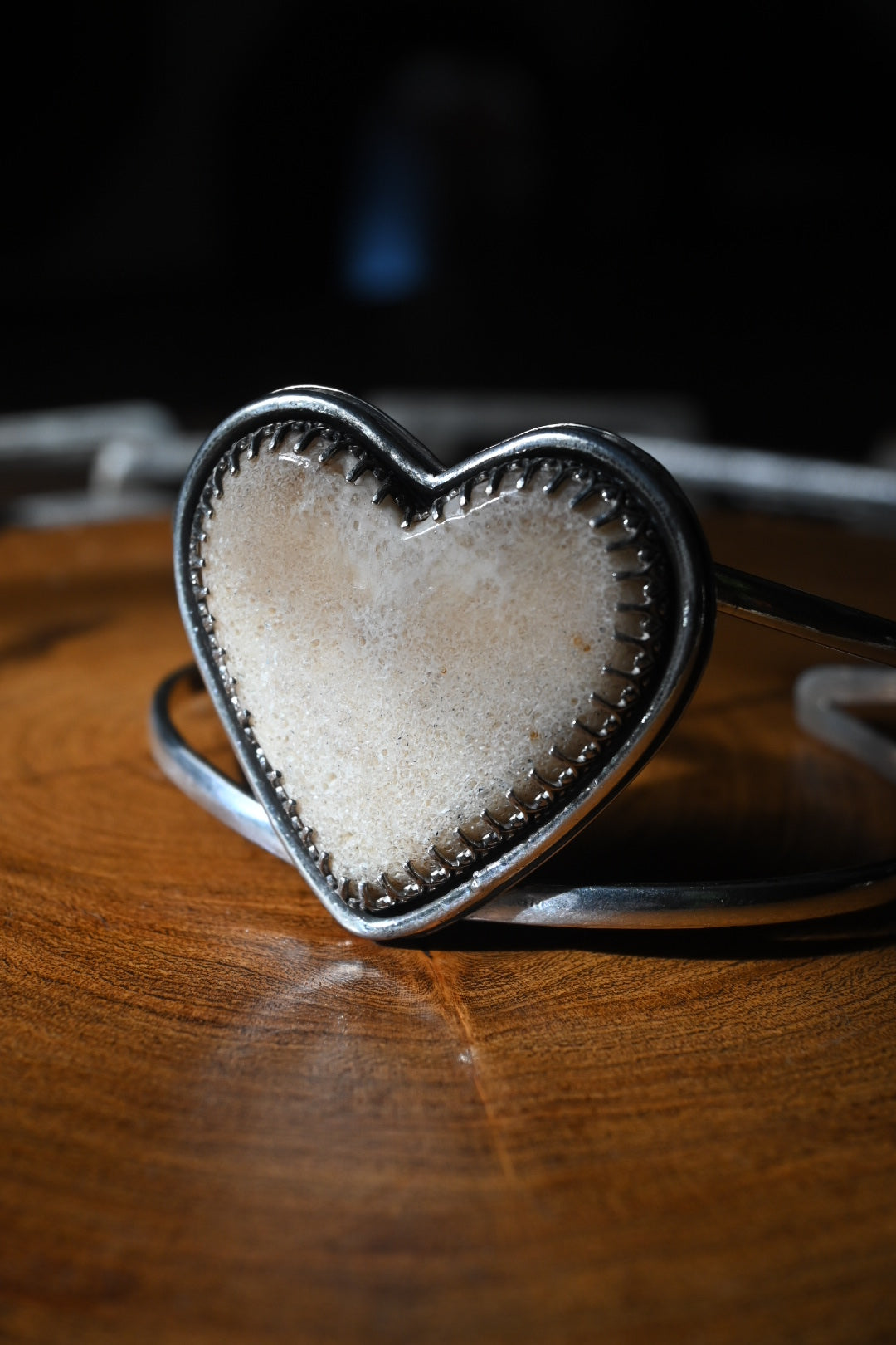 Heart Shaped Bone Bracelet