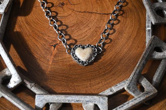 Heart Shaped Bone Choker