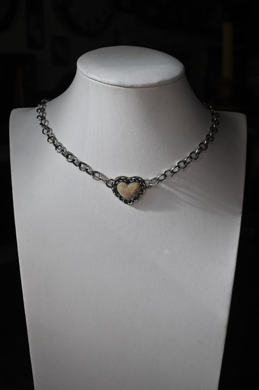 Heart Shaped Bone Choker